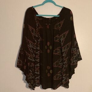 Gorgeous Indah Boho Top | Bell Sleeves | Flowy